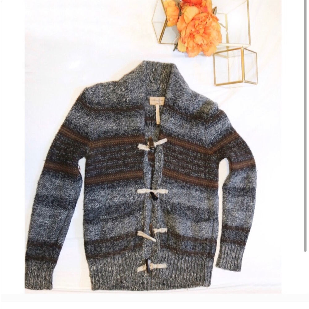 Aritzia Wilfred Free wool toggle cardigan ethos